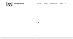 Desktop Screenshot of betten-diehl.de
